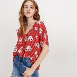 Madewell Rhyme Top in Daisy Society